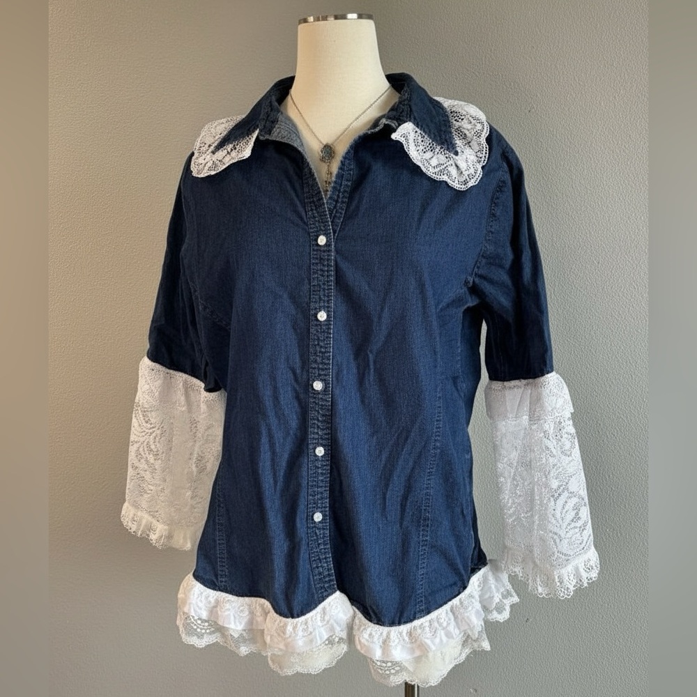 Riders by Lee Denim Blue Shirt